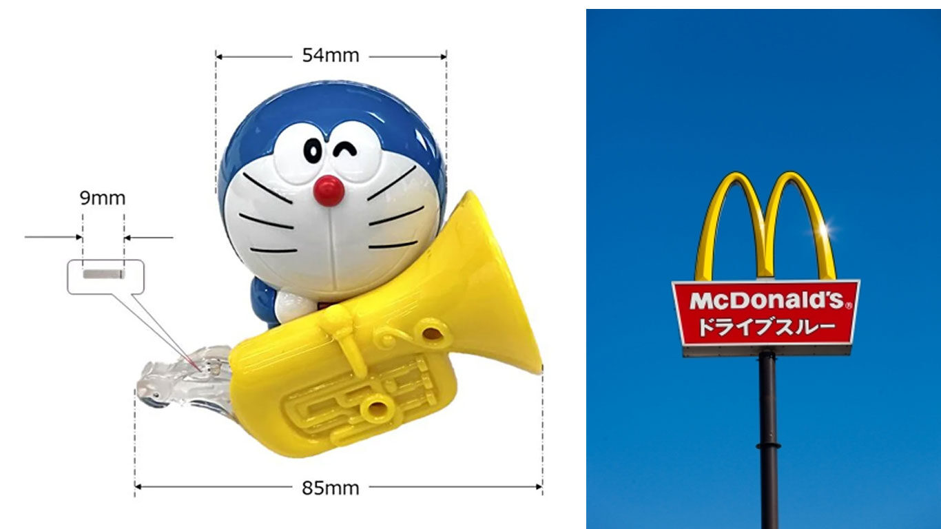 McDonald's Jepang Tarik Kembali Mainan Happy Meal Doraemon Vol.1 "Doraemon dan Tuba no Fue"