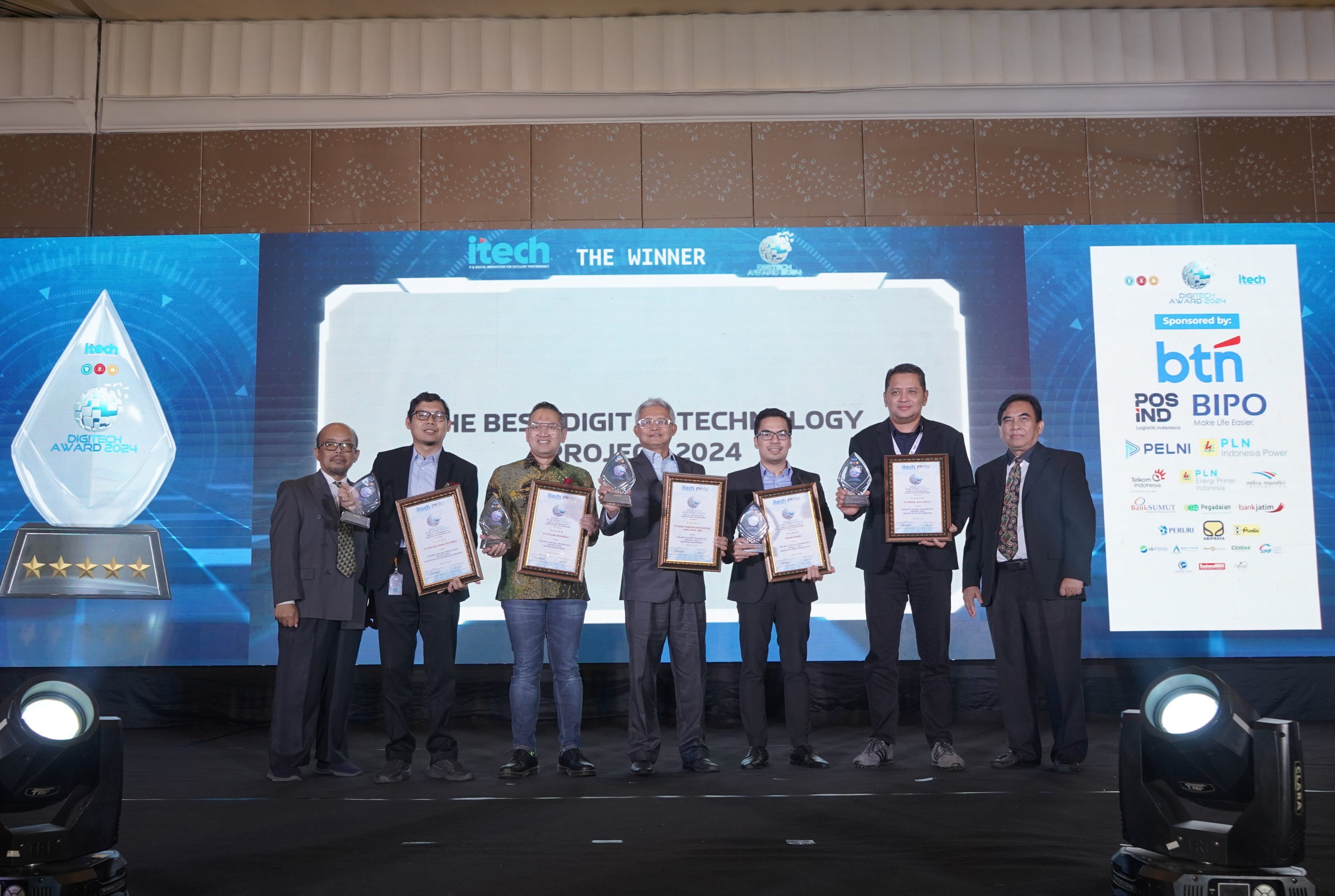 Peruri Raih Penghargaan pada Digitech Award 2024