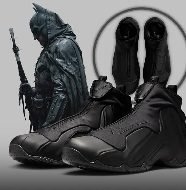 Nike Air Flightposite "Triple Black" Siap Hadir, Sneakers Futuristik dengan Look Serba Hitam!