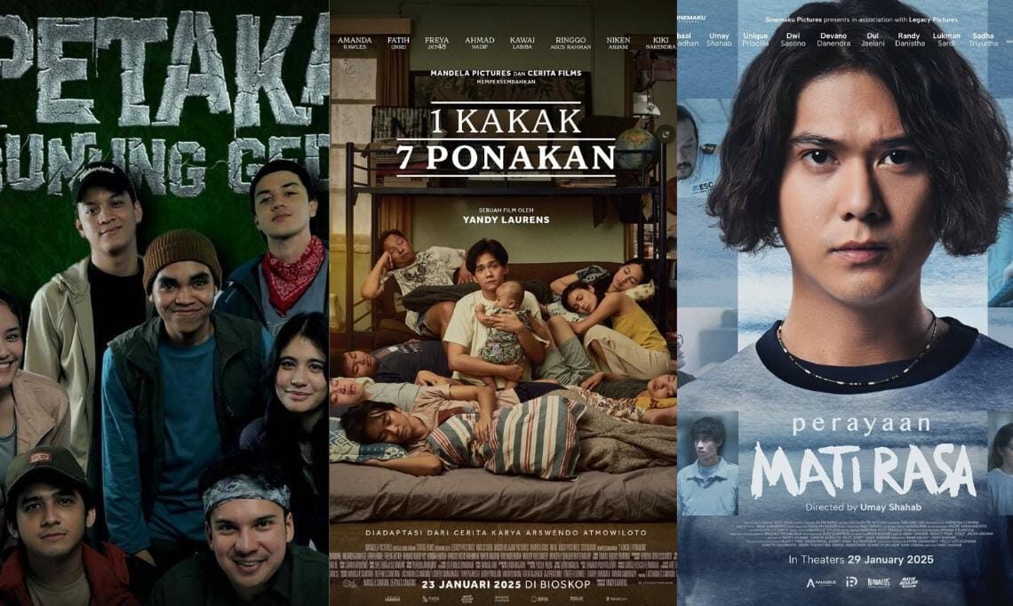3 Film Nasional Tembus Box Office di Februari 2025, 'Petaka Gunung Gede' Paling Mengejutkan!