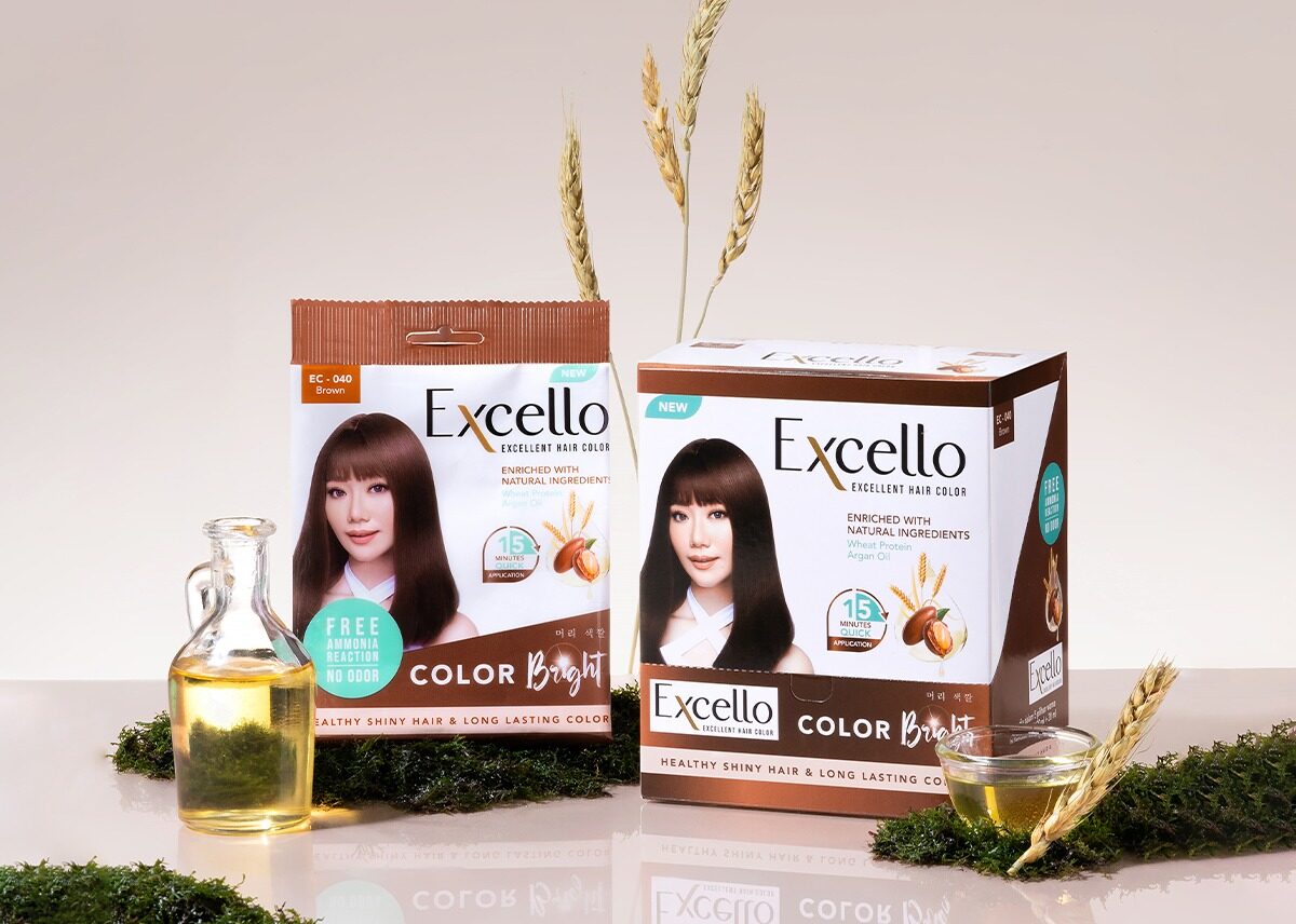 Excello Excellent Hair Color Bright: Pewarna Rambut Tanpa Amonia, Aman dan Nyaman
