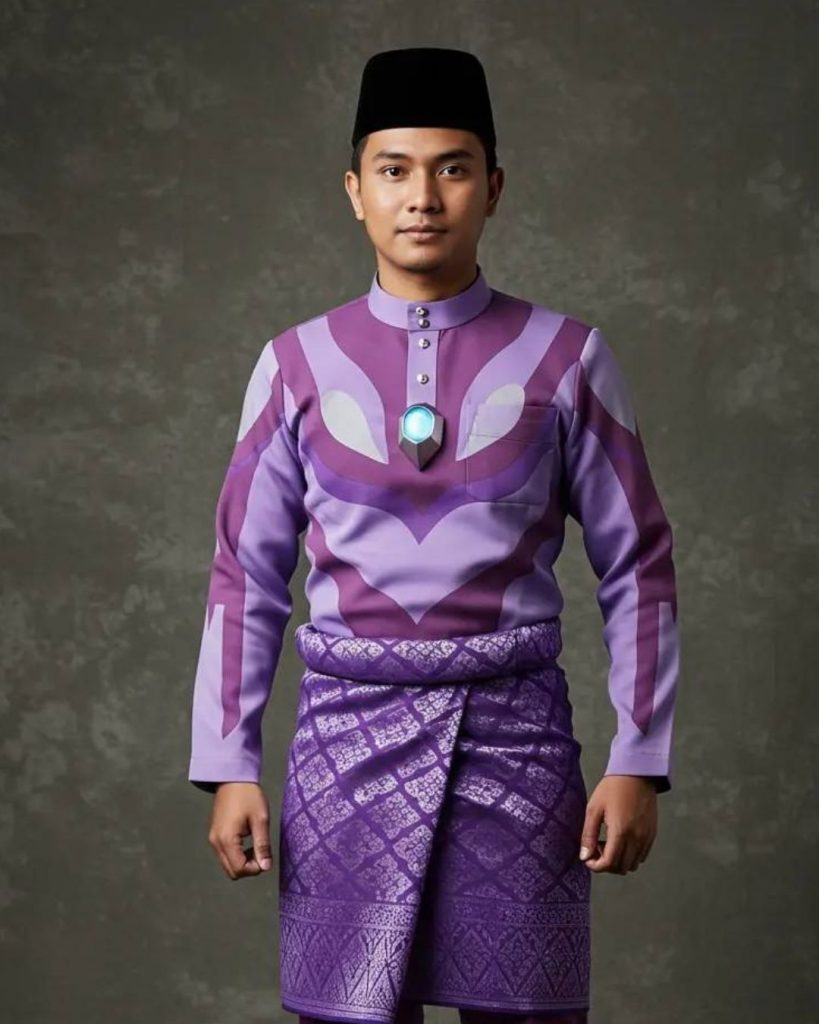 Baju Ala Ultraman dari AI