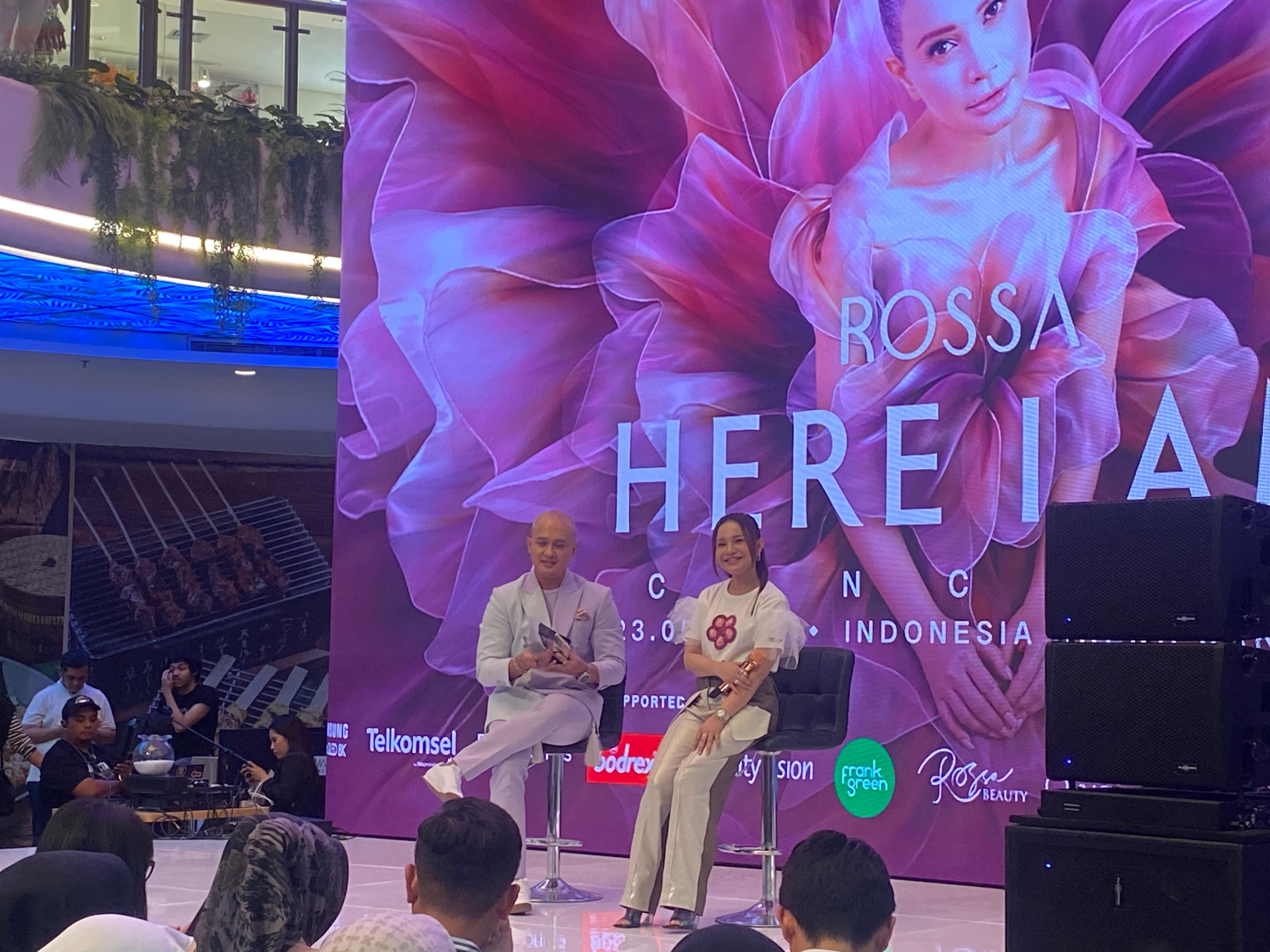 Rayakan 3 Dekade Bermusik, Rossa Siap Gelar Konser "Here I Am"