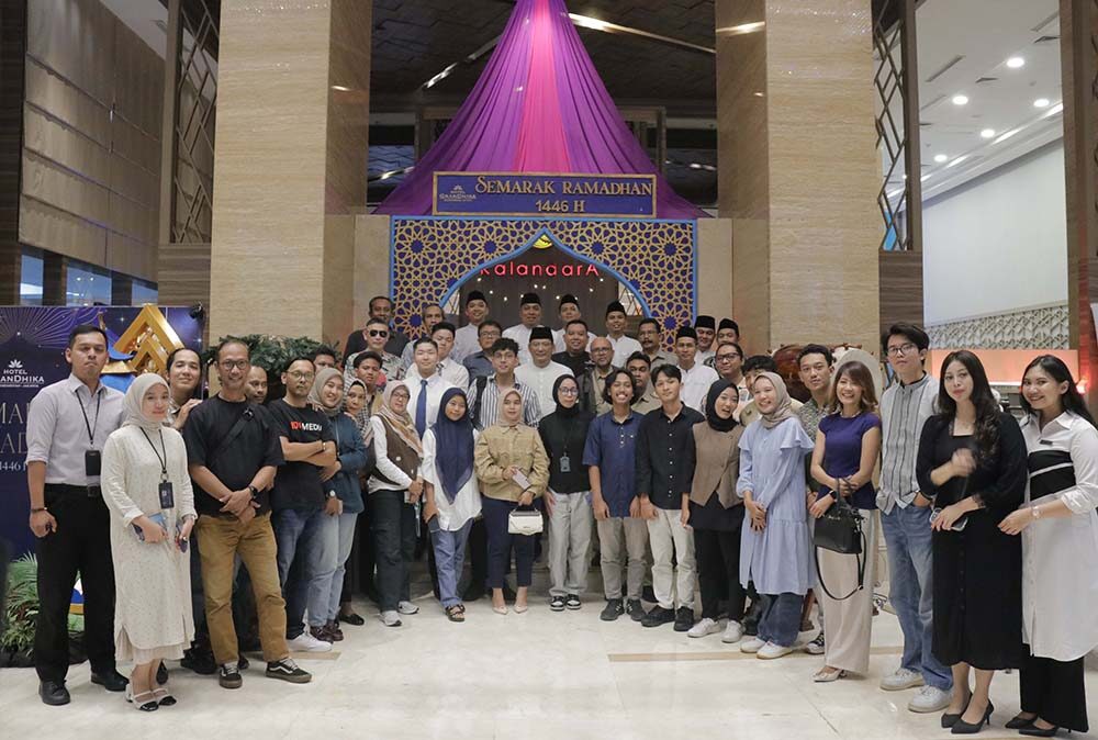 Press conferences iftar buka puasa di Hotel GranDhika Iskandarsyah Jakarta - sumber foto Istimewa