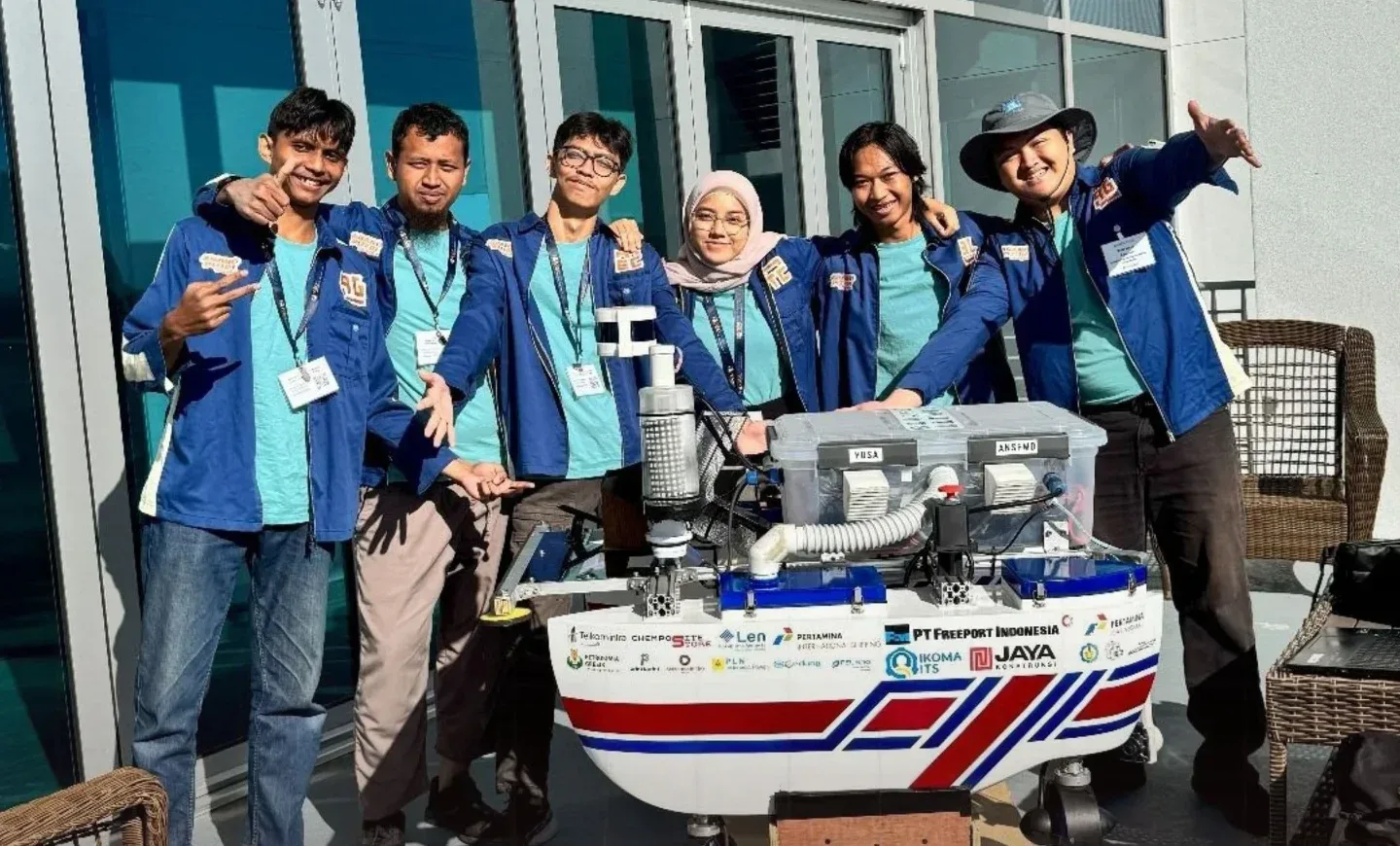 Tim Barunastra ITS Juara Dunia di International Roboboat Competition 2025