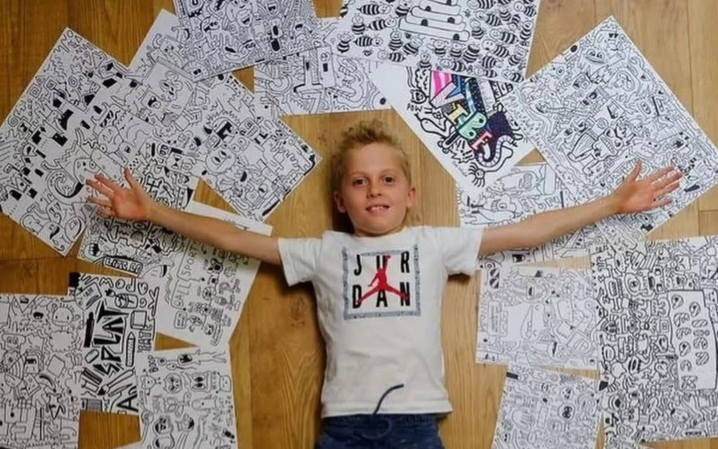 Joe Whale, Dari Coretan di Tembok Sekolah hingga Seniman Doodle Profesional