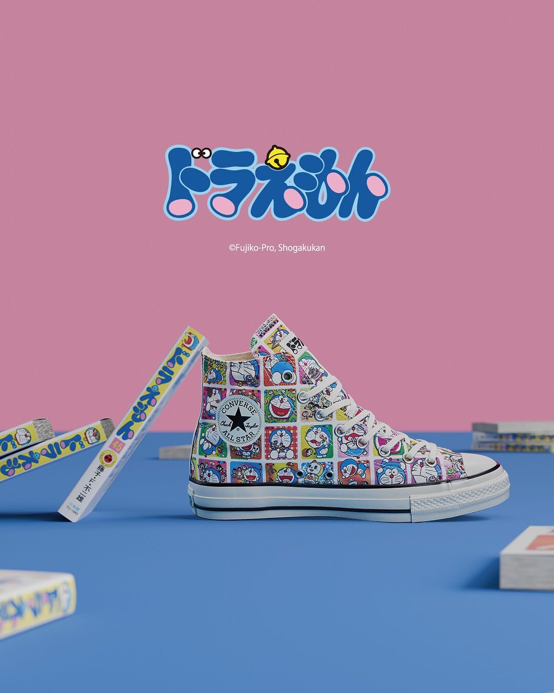 Doraemon Fans Wajib Punya ini! Kolaborasi Sepatu dengan Converse!