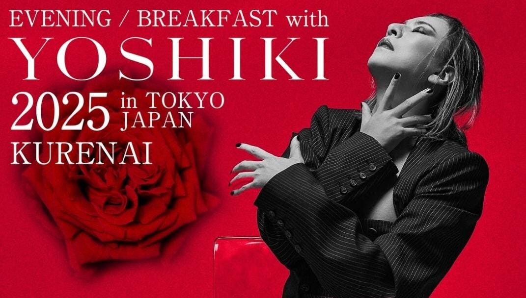 Tiket Makan Malam YOSHIKI di Tokyo 2025, Paket Berlian VVIP Ludes Terjual!
