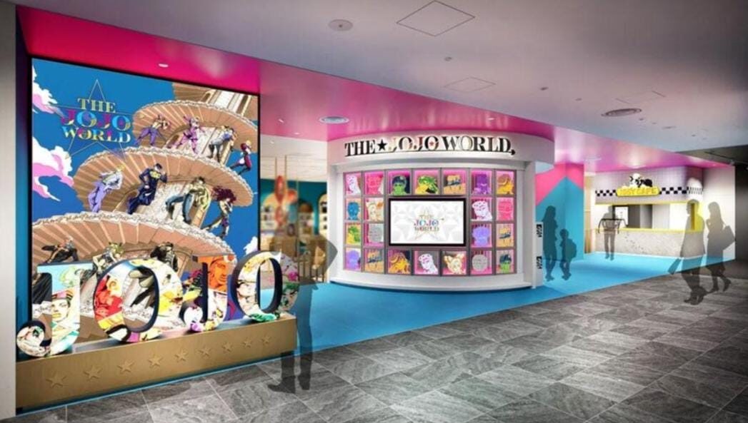THE JOJO WORLD: Toko Resmi JoJo's Bizarre Adventure Dibuka di Shibuya