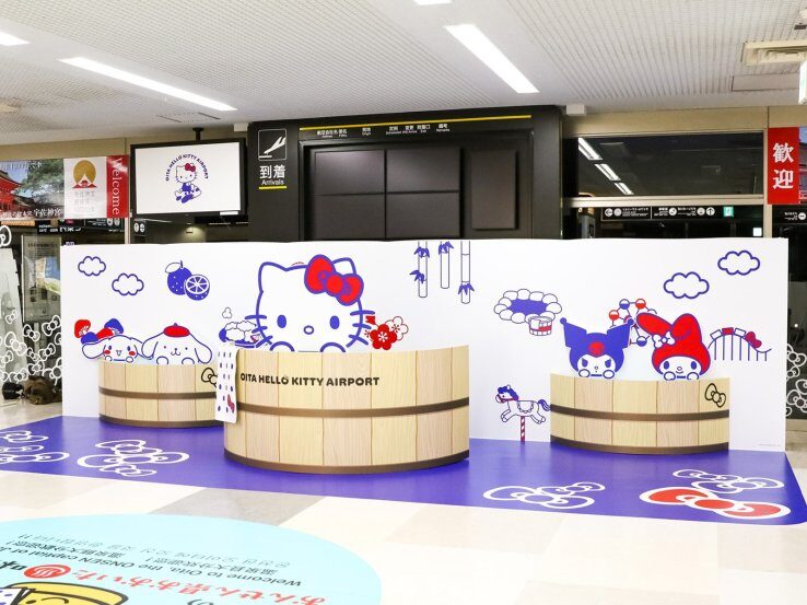 Oita Hello Kitty Airport - sumber foto Sanrio Entertainment Co., Ltd