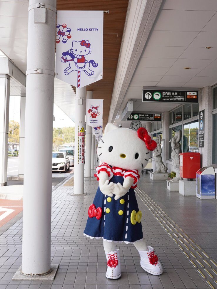 Oita Hello Kitty Airport - sumber foto Sanrio Entertainment Co., Ltd