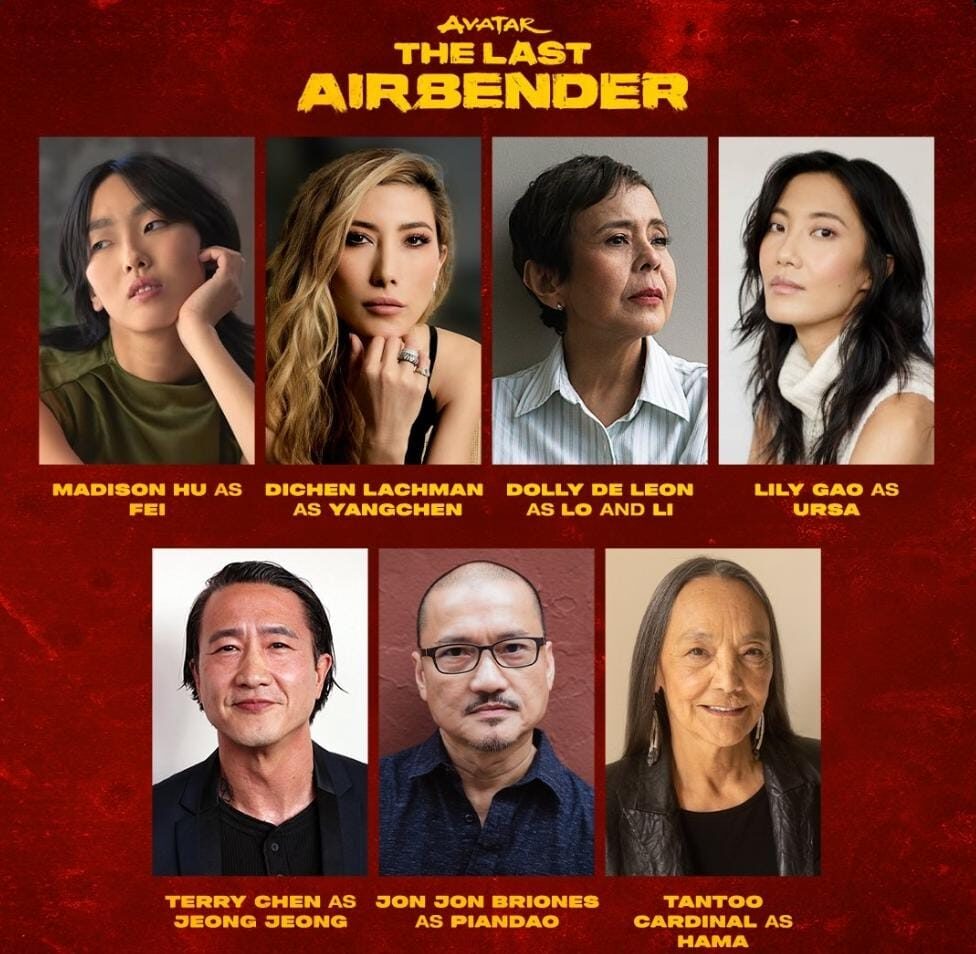 Netflix Umumkan Tujuh Pemeran Baru untuk Musim Kedua dan Ketiga 'Avatar: The Last Airbender'