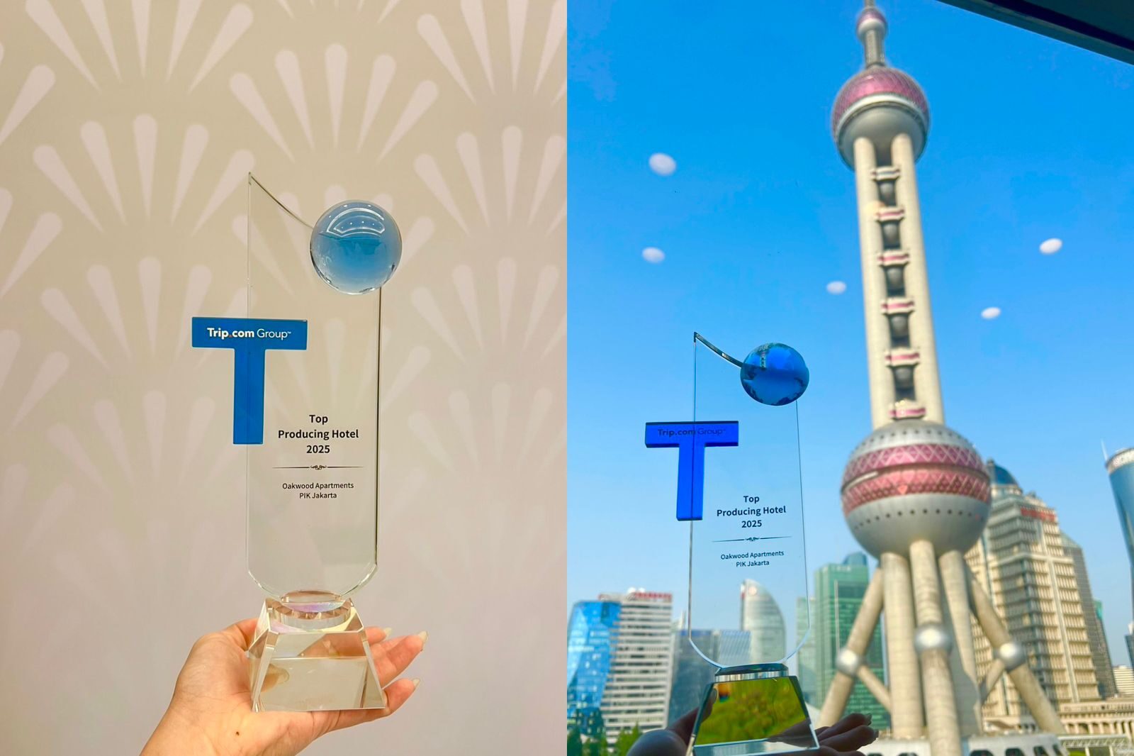 Oakwood Apartments PIK Jakarta Raih Penghargaan "Top Producing Hotel 2025" dari Trip.com Group