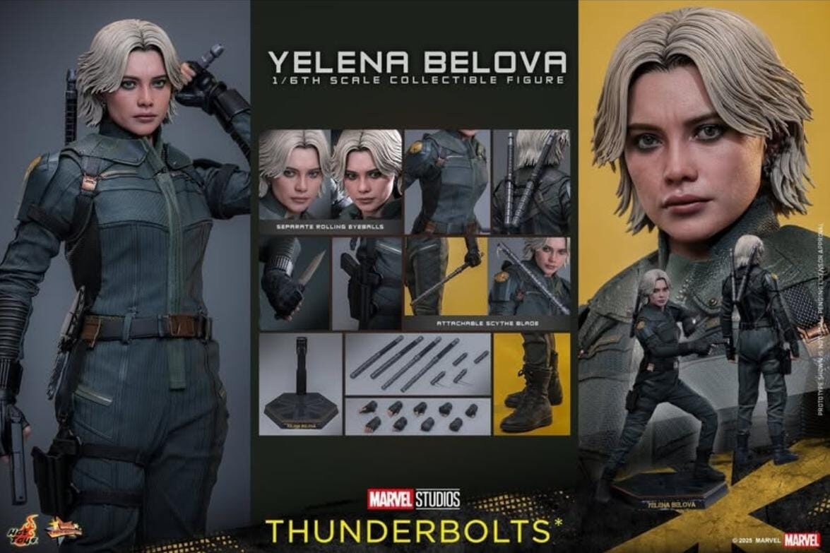 Figur Yelena Belova "Thunderbolts" Siap Dirilis oleh Hot Toys: Detail Realistis dan Hak Potret Florence Pugh Telah Disetujui!