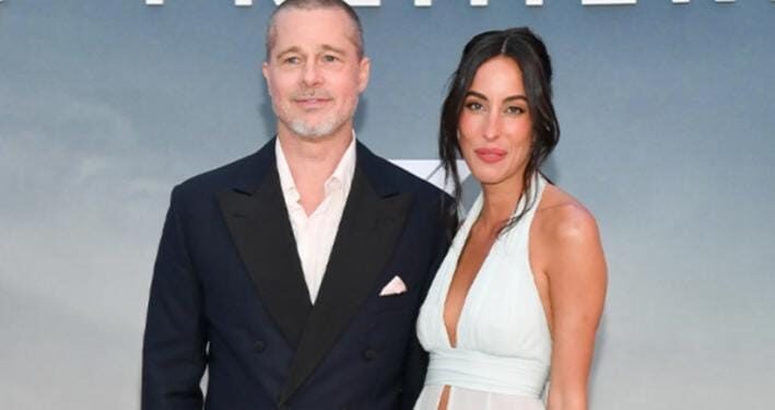 Brad Pitt dan Ines de Ramon Tampil Mesra di Karpet Merah Pemutaran Perdana Film "F1" di New York