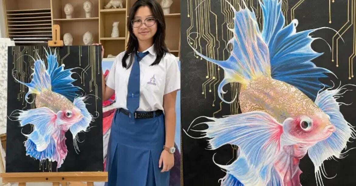 Pelajar Indonesia Chloe Seraphiel  Toreh Prestasi Lewat Seni, di Ajang Internasional IAMA 2025 San Francisco