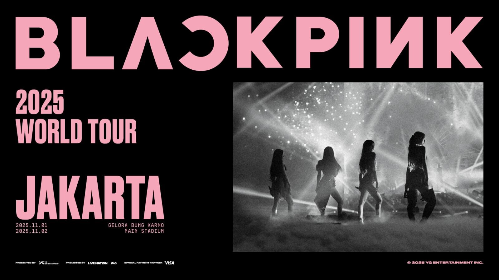 BLACKPINK Kembali Hadir di Jakarta, Penjualan Tiket Tersedia Eksklusif di tiket.com Mulai 10 Juni 2025