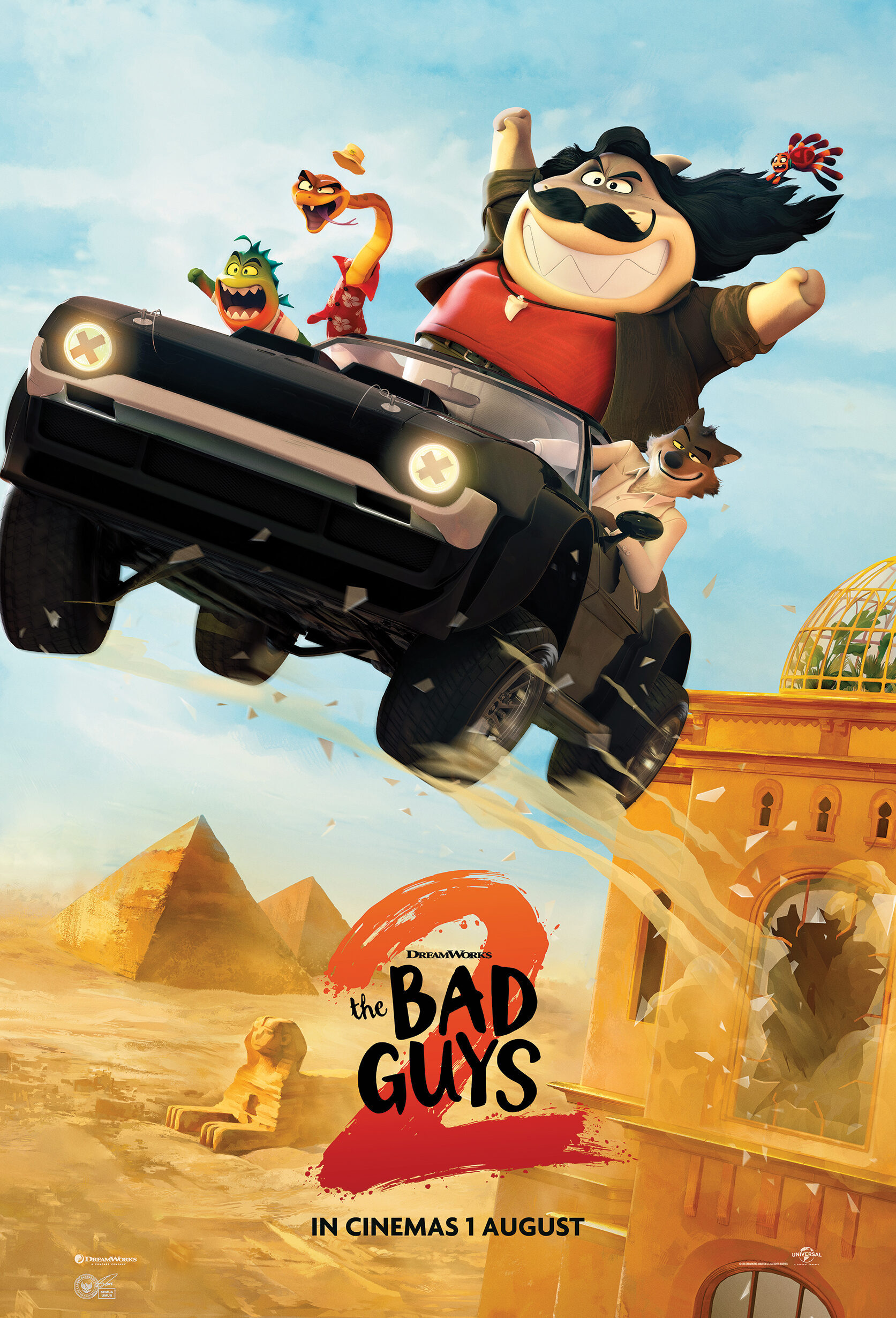Penuh Tawa di The Bad Guys 2: Petualangan Baru Geng Kriminal yang Kini Jadi Pahlawan