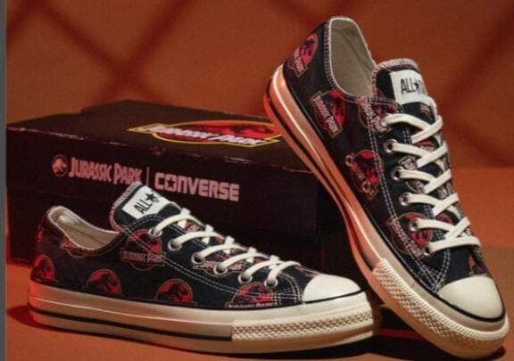 Converse Rilis Sepatu Edisi Jurassic Park, Tiga Desain Ikonik Bernuansa Dinosaurus