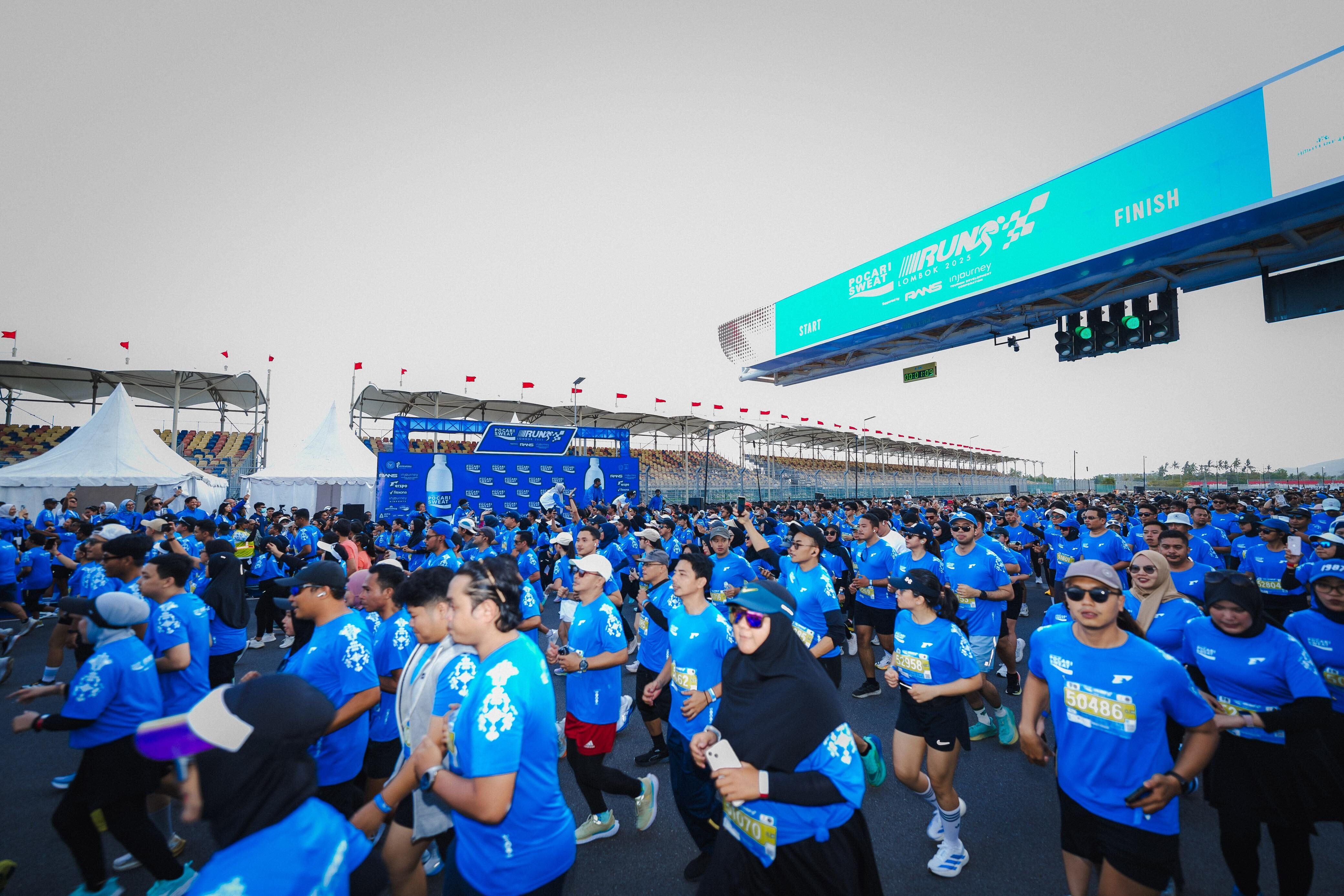 POCARI SWEAT Run Lombok 2025: 9.000 Pelari Jadikan Event Lari Sirkuit Terbesar di Indonesia