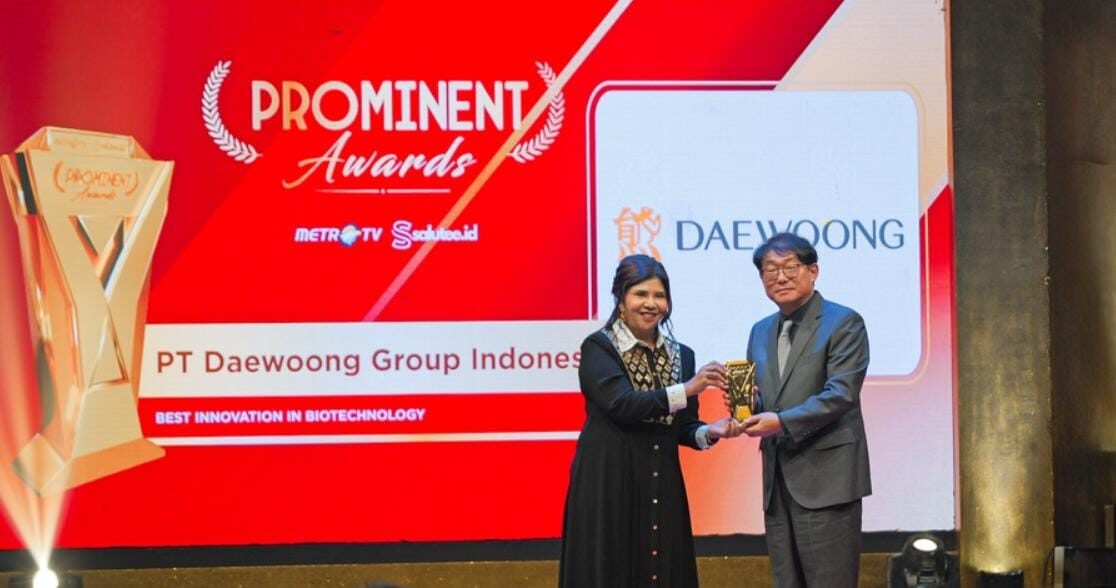 20 Tahun Bersama Indonesia, Daewoong Raih Best Innovation in Biotechnology 2025