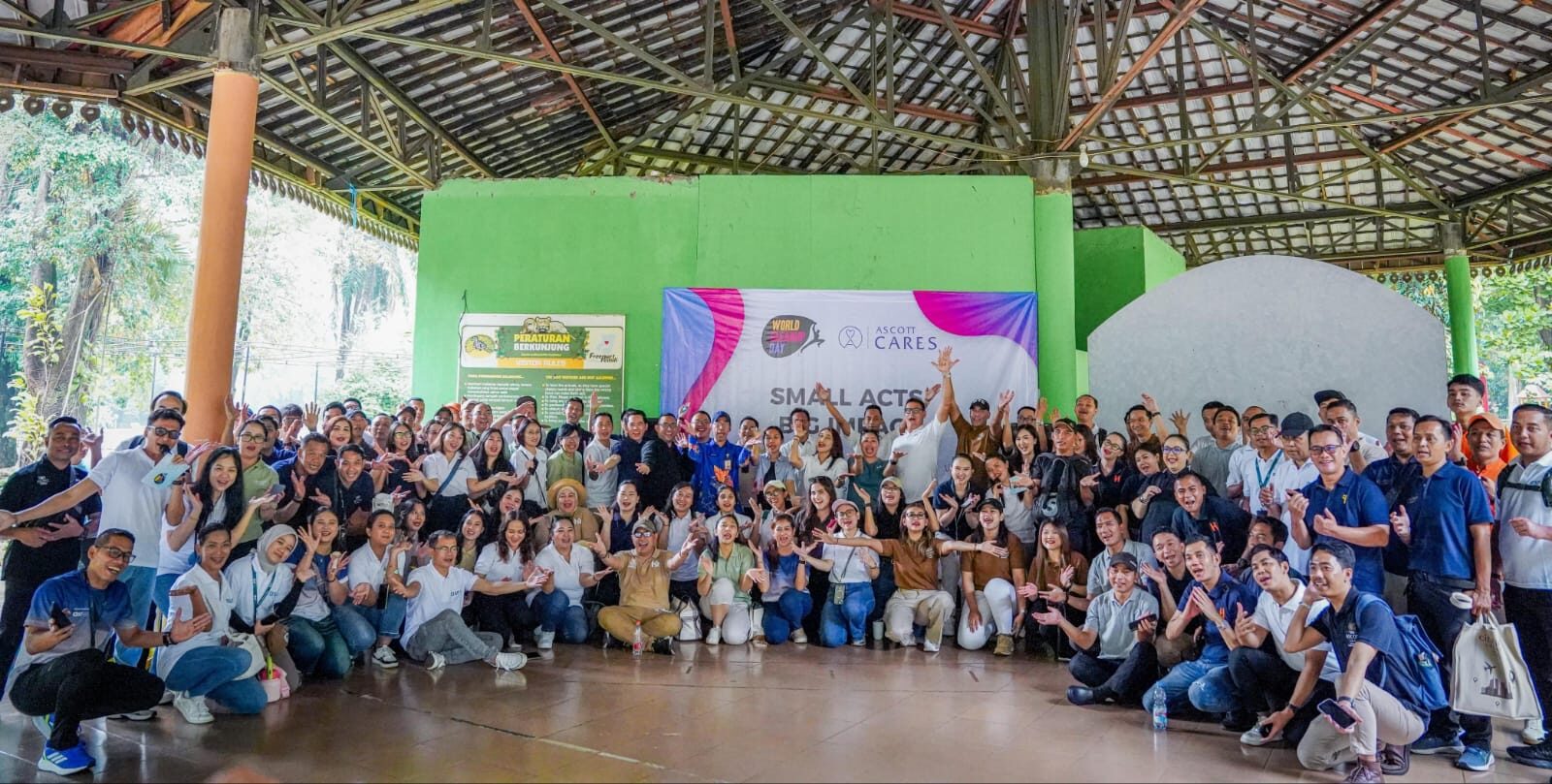 Ascott Regional Jakarta, Bogor, dan Bekasi Gelar World Cleanup Day 2025 di Ragunan: "Small Act, Big Impact"