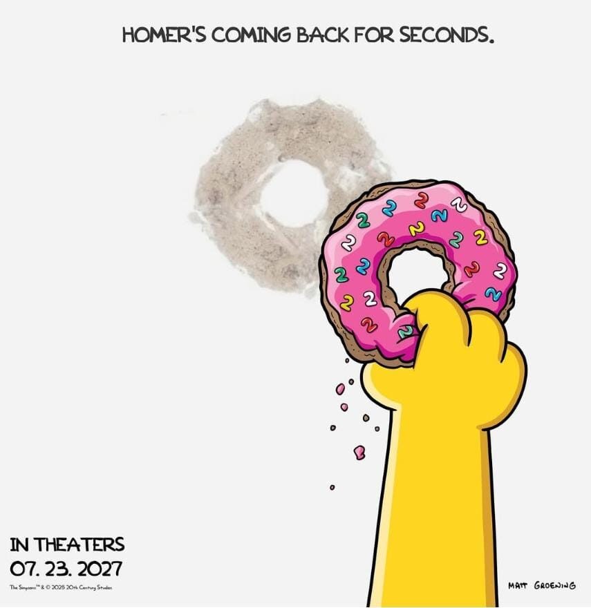 20 Tahun Penantian, The Simpsons Movie 2 Siap Hadir di Tahun 2027