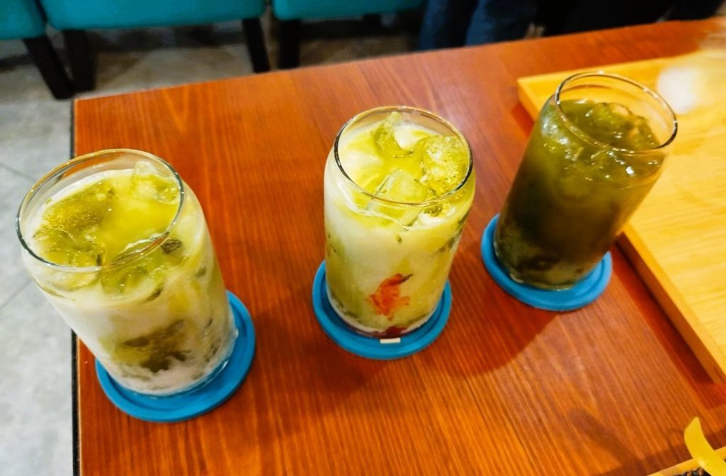 Excelso merayakan ulang tahun ke-34 dengan peluncuran Matcha Royale Series berbahan matcha premium dari Shizuoka,Jepang. Ada Coconut Matcha latte, Stroberi Matcha Latte dan Classic Matcha Latte. (Foto: Urbanvibes/R Indriani)