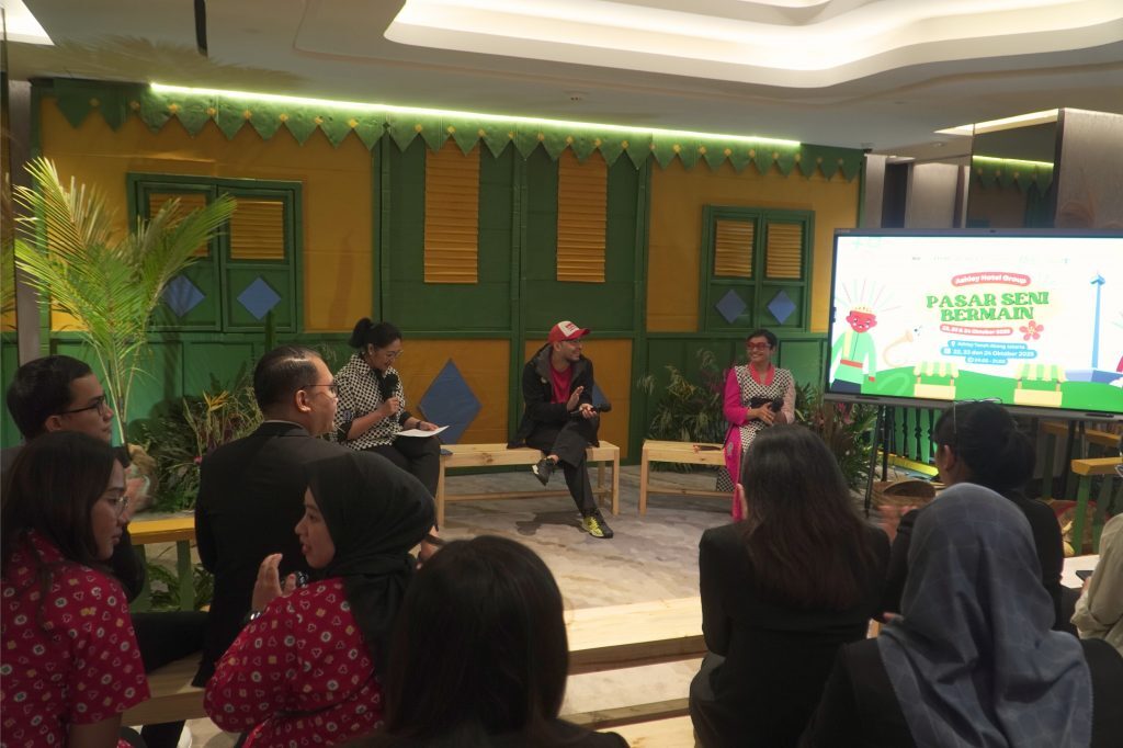 Talk show "Bermain yang Bermakna" bersama praktisi kesehatan mental dan komunitas board game di Ashley Tanah Abang, Jakarta, Rabu (22/10/2025). (Foto: Dok. Ashley Hotel Group)