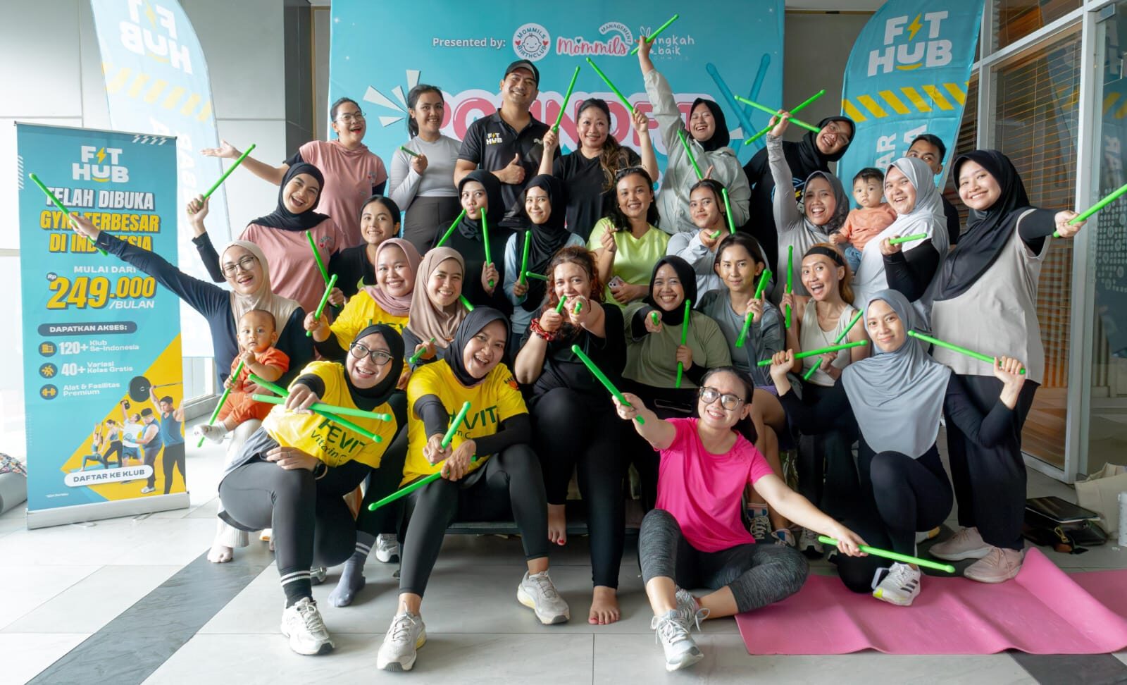 HARRIS Puri Mansion Gelar Poundfit Class untuk Hidup Seimbang dan Energik