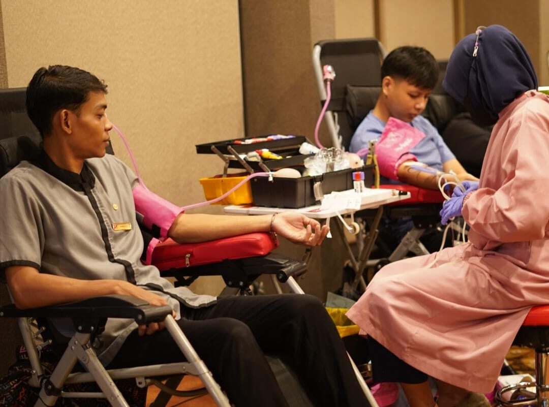 Wujudkan Kepedulian Sosial, Swiss-Belhotel Airport Yogyakarta Gelar Donor Darah Bersama PMI