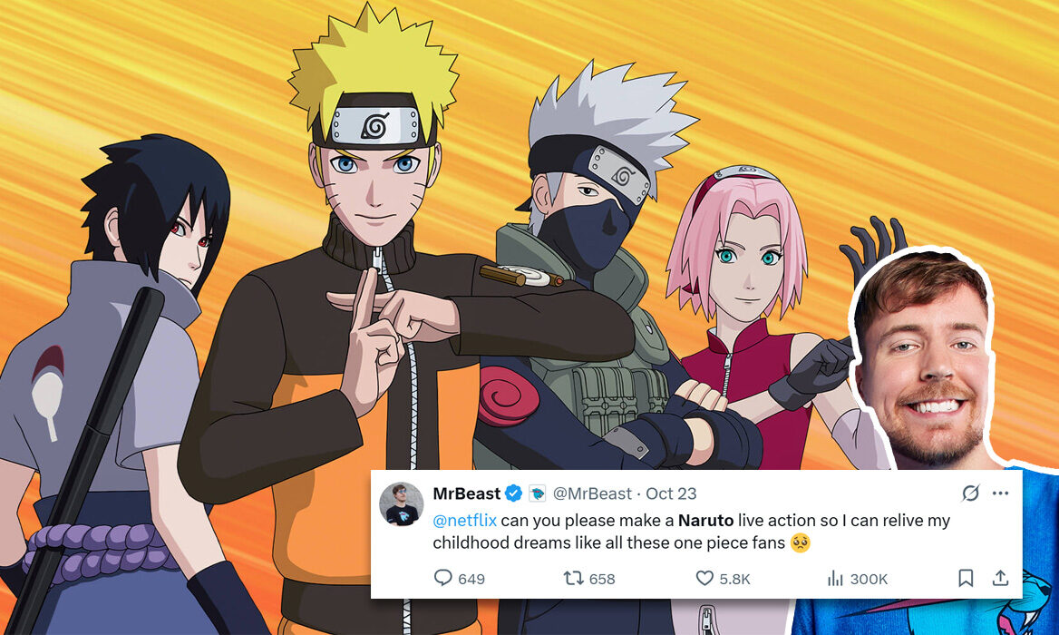 MrBeast Minta Netflix Bikin Live Action "Naruto": Netizen Heboh, Akankah Jadi Kenyataan?