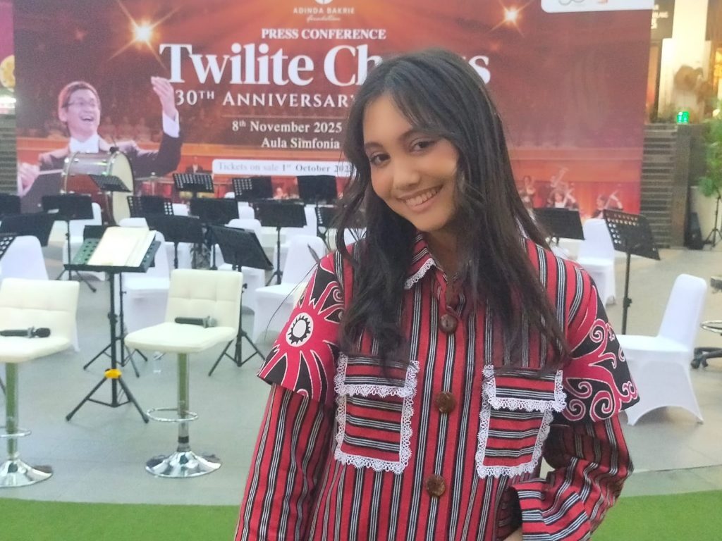 Penyanyi solo berbakat Antea Putri Turk, cicit buyut dari kakak kandung Wage Rudolf Supratman. (Foto: Urbanvibes/Ruli Indaryanti)