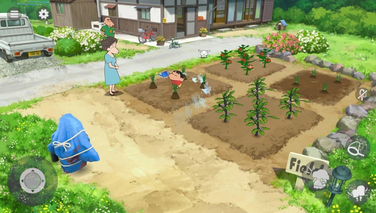 Game Anime Santai Terbaru 2025! Shin-chan dan Shiro Menjelajah Kota Tambang Misterius