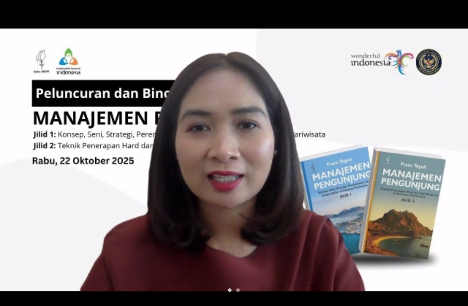 Wamenpar Dorong Buku Manajemen Pengunjung Jilid 2 Jadi Acuan Tata Kelola Destinasi