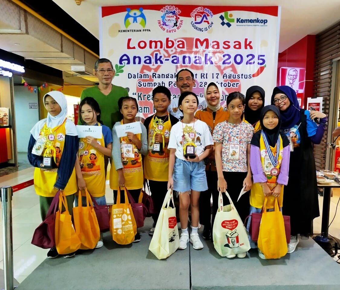 Dari Garang Asem hingga Nasi Goreng, Serunya Anak-Anak Beraksi di Lomba Masak!