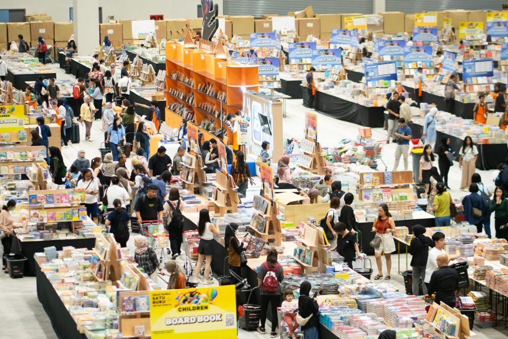 Bazar buku internasional Big Bad Wolf Jakarta 2025 di NICE PIK 2. (Foto: Dok. BBW Books)