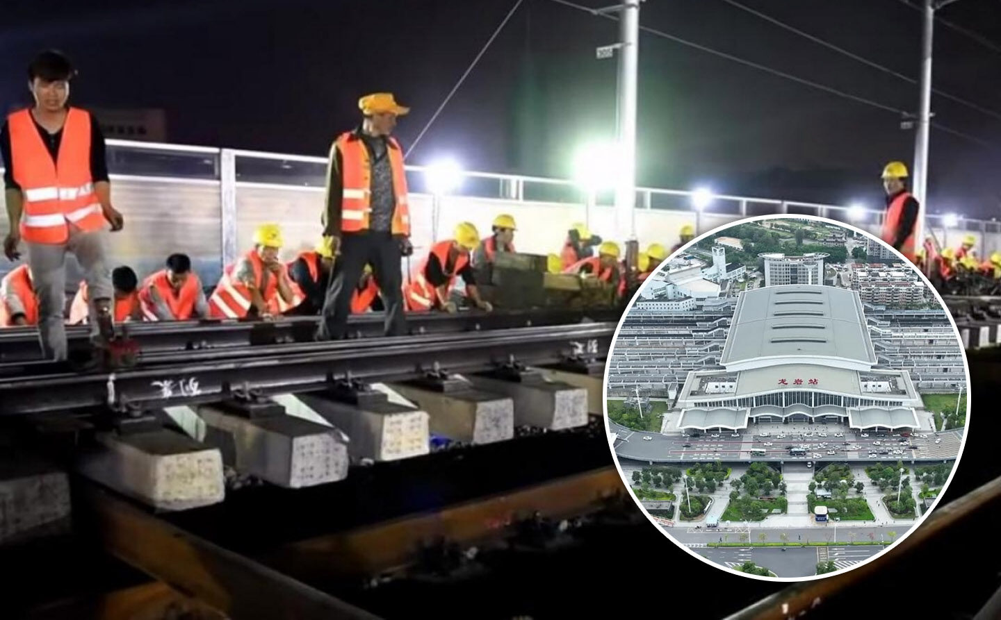 Kilat Secepat Kereta! Stasiun Nanlong di China yang Dibangun Hanya dalam 9 Jam