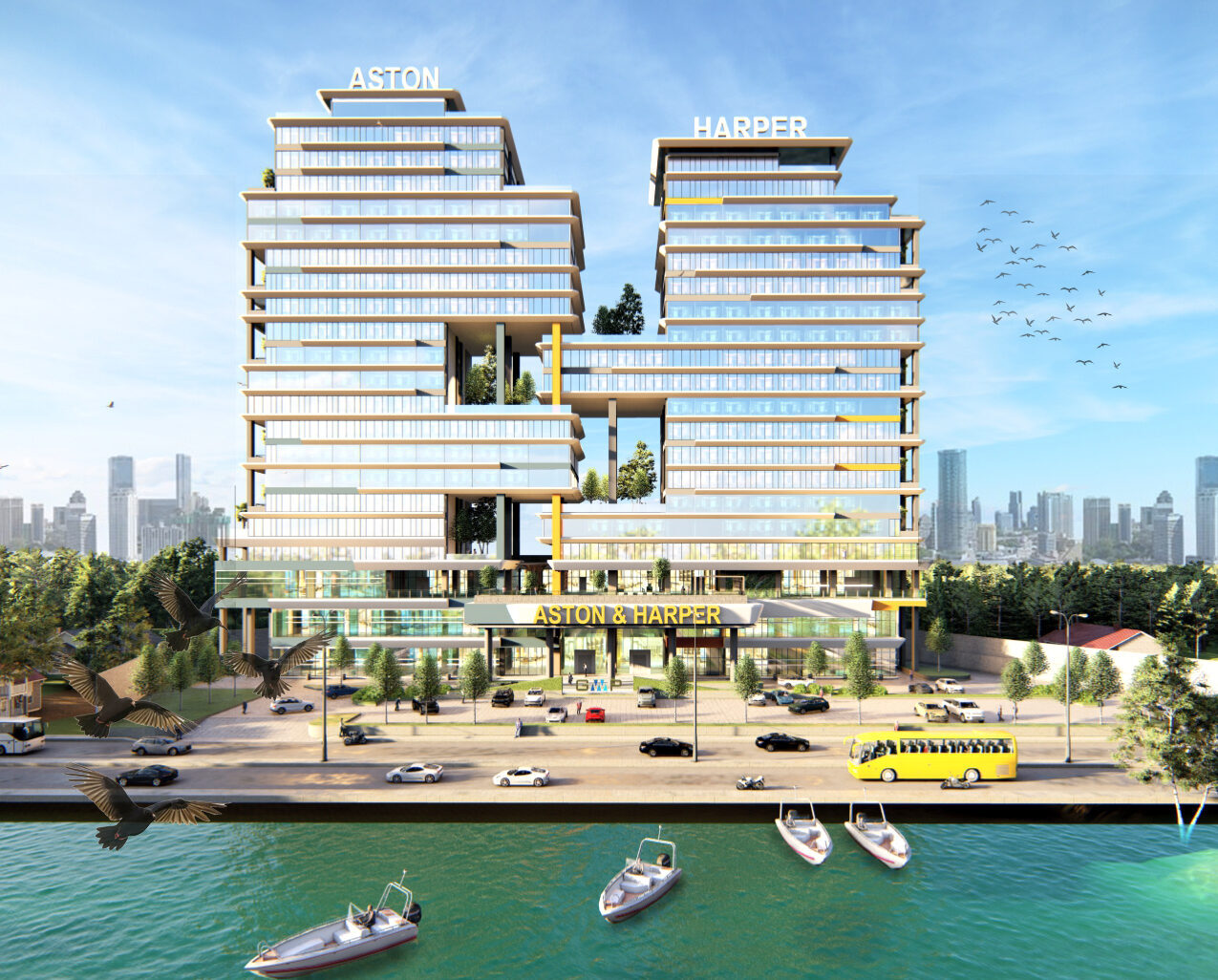 Combo Hotel Pertama di Cibinong: Aston & Harper Bakal Hadir Dekat Danau