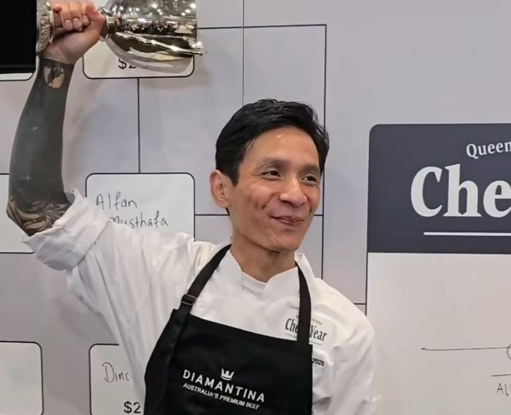 Sate Maranggi Antarkan Chef Alfan Musthafa Jadi "Queensland Chef of the Year 2025"