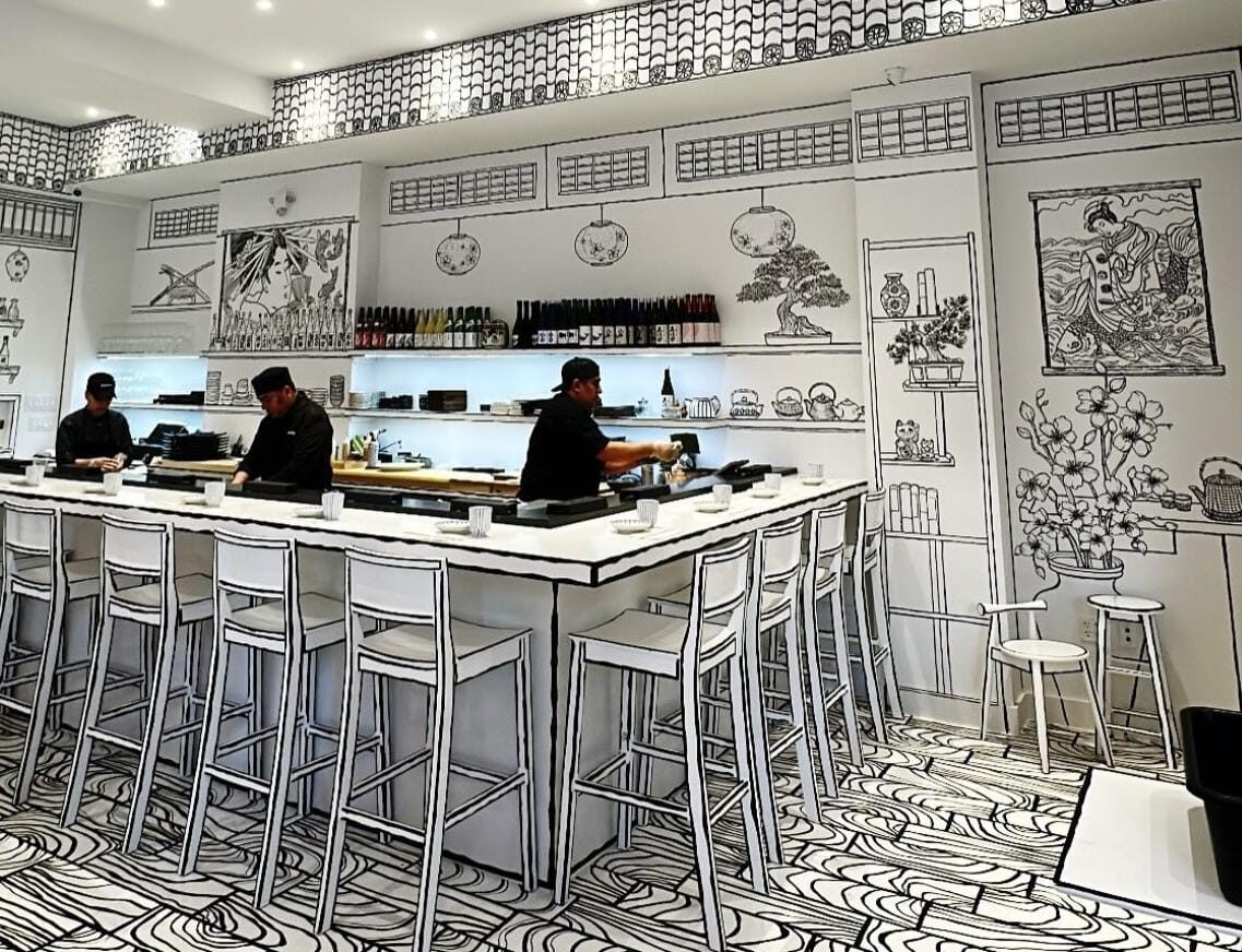 Shirokuro: Restoran Jepang di New York yang Seolah Hidup dalam Sketsa Hitam Putih