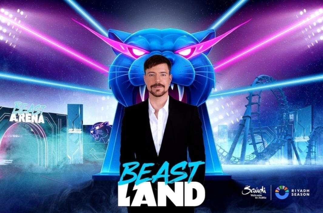 MrBeast Buka Taman Hiburan "Beast Land" di Arab Saudi, Terinspirasi dari Video-Video Viral Miliknya