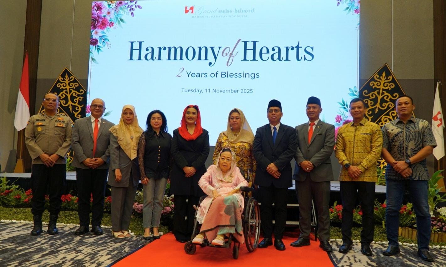 "Harmony of Hearts": Dua Tahun Penuh Berkah Grand Swiss-Belhotel Darmo Surabaya