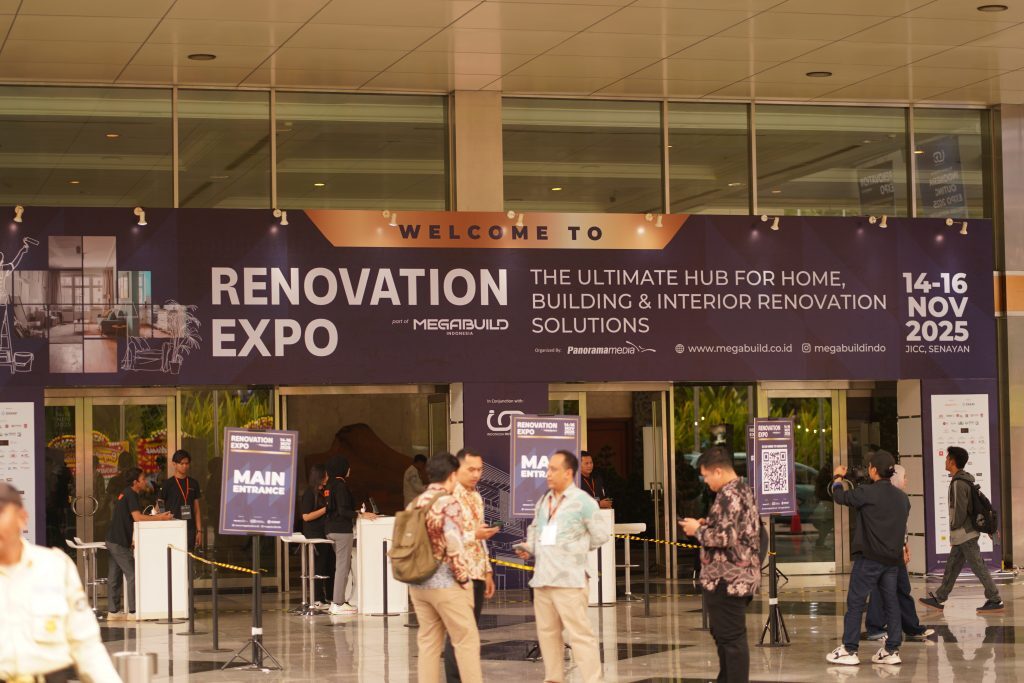 Renovation Expo Indonesia 2025 berlangsung pada 14 -16 November 2025 di JICC Senayan, Jakarta, Jumat (14/11/2025) dengan mengusung tema "Designing for Inspired Living." (Foto: Dok. Panorama Media)