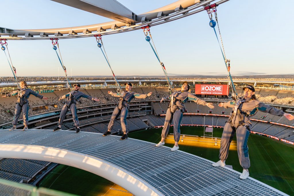 Vertigo Experience di Ozone Optus Stadium, Burswood. (Foto: Dok. TWA)