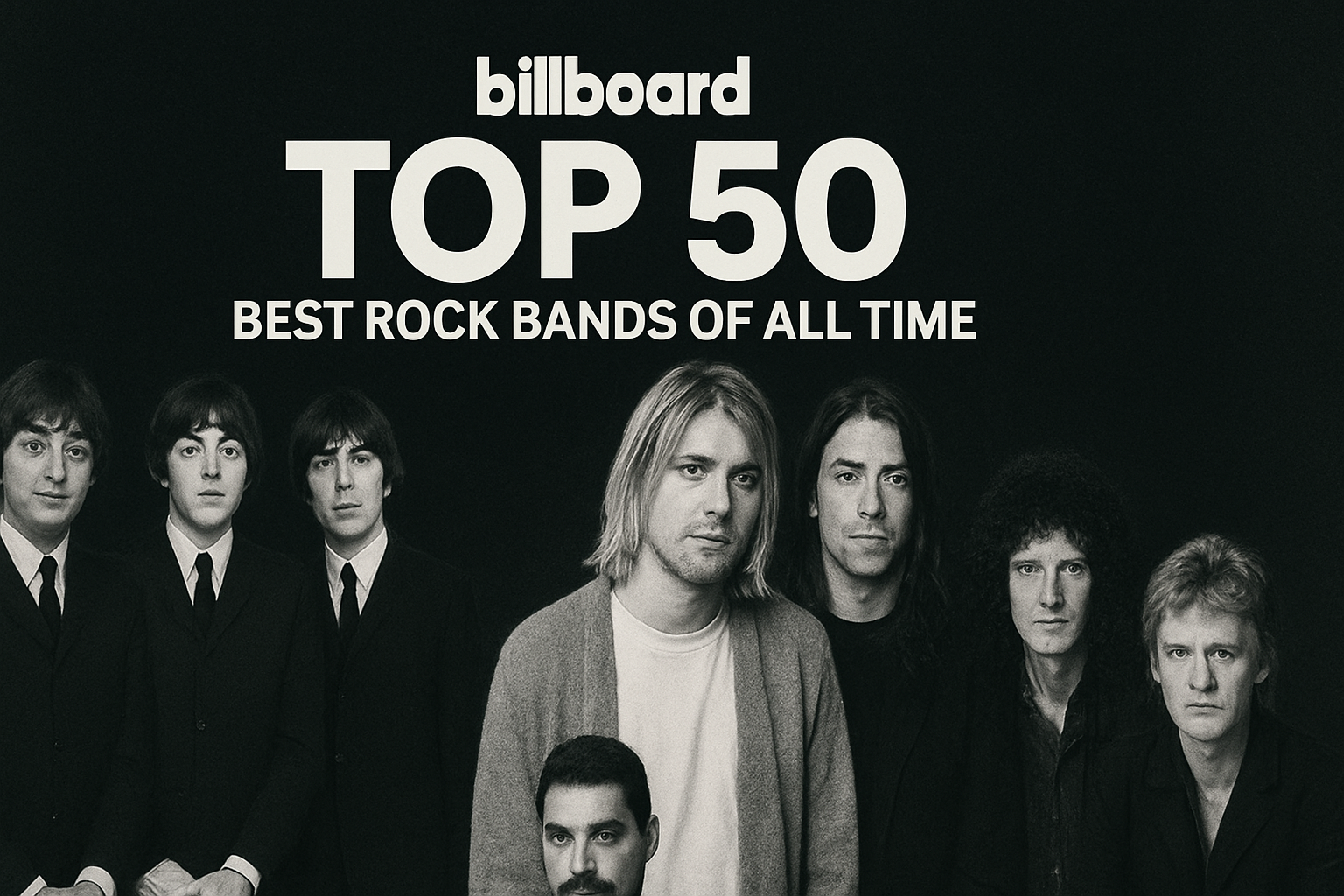 Billboard Rilis Daftar 50 Band Rock Terhebat Sepanjang Masa: The Beatles Tetap Nomor Satu?