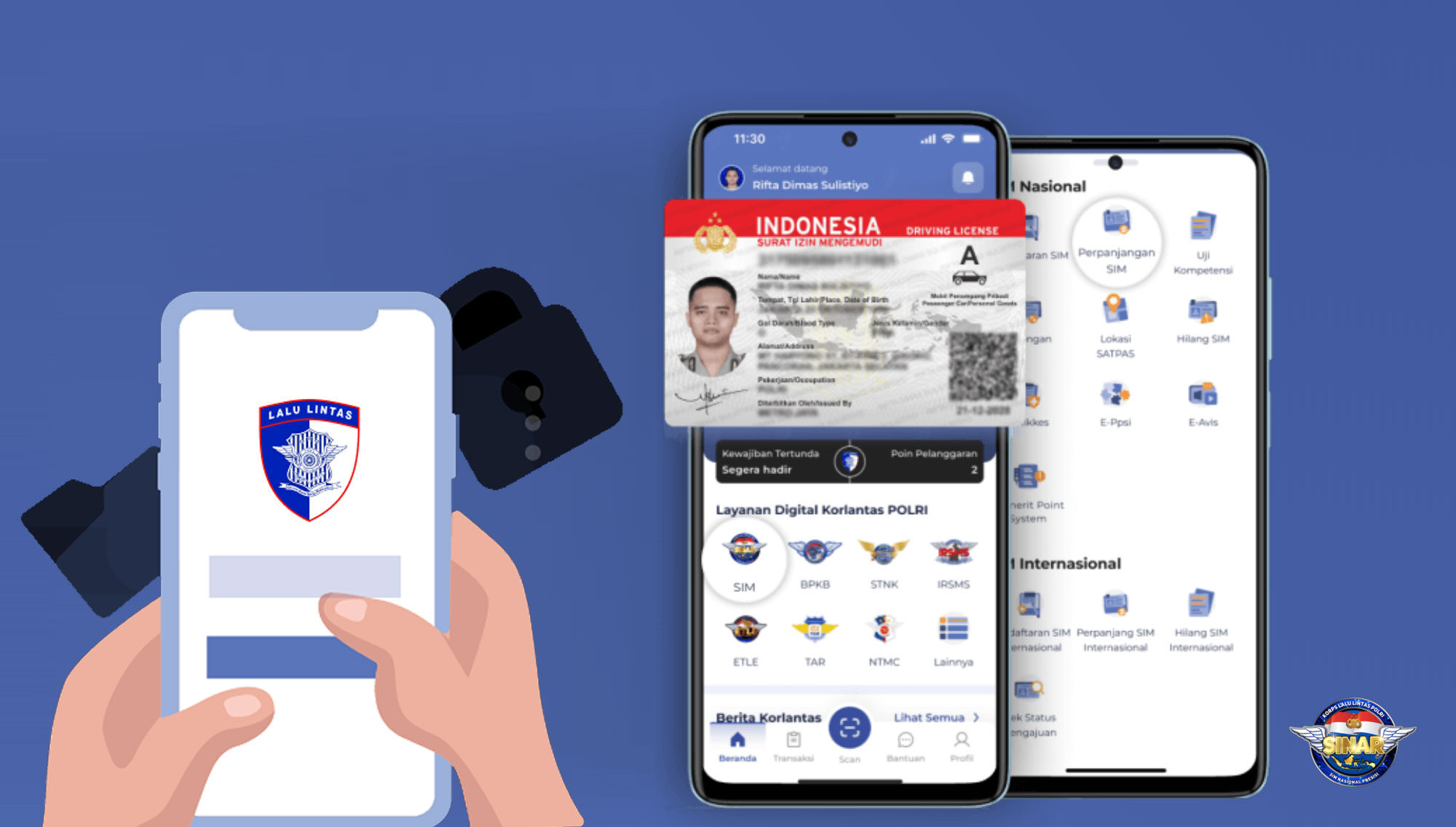 Korlantas Polri Luncurkan Aplikasi Sinar & Signal: Urus SIM dan STNK Sekarang Cukup dari Rumah, Urbie's!