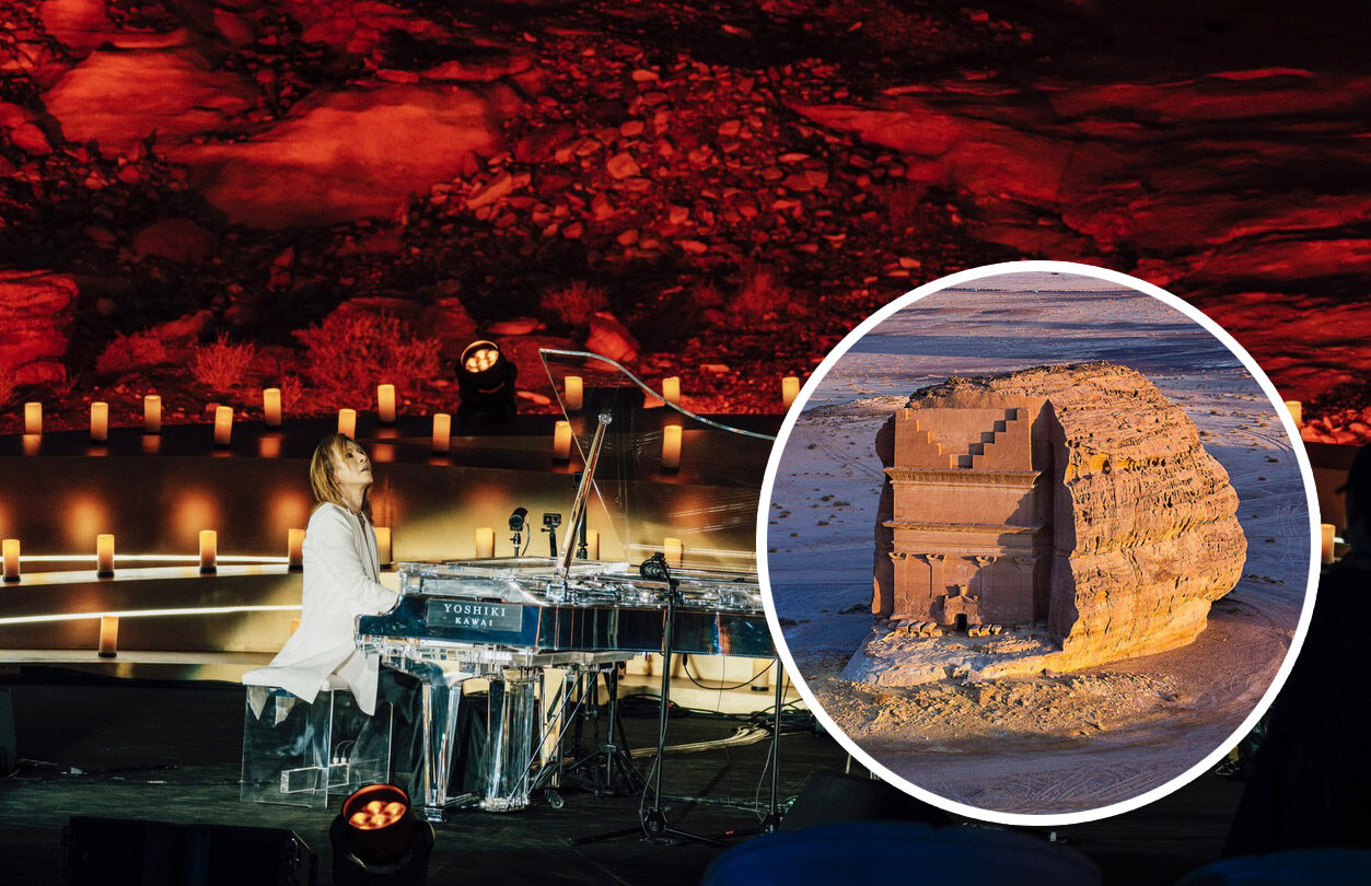 Yoshiki Rayakan Ulang Tahun di AlUla! Konser di Situs UNESCO dan Janji Film Konser Awal 2026