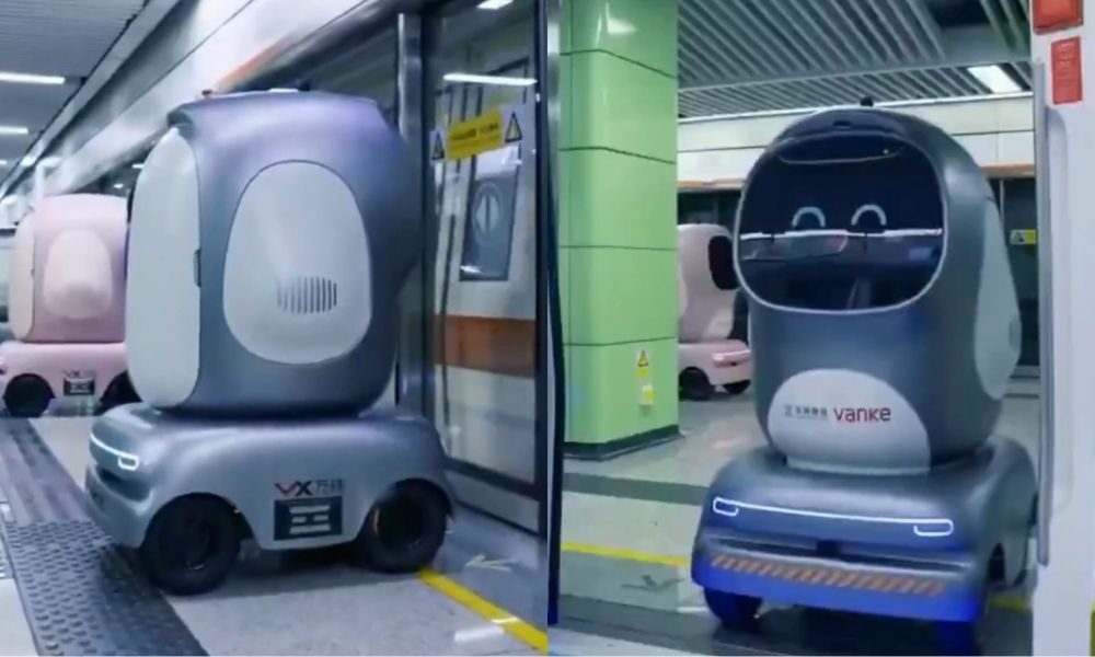 Canggih! Robot Pengantar Barang Otonom Gunakan Subway, Shenzhen Tawarkan Model Smart City Global