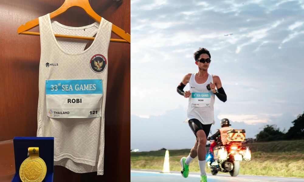 Robi Syianturi Lelang Jersey Emas Maraton SEA Games 2025, Dari Lintasan Juara untuk Sumatera